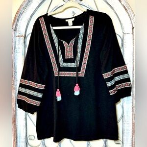 🌼5/$20🌼 Style & Co Women's Boho Blouse